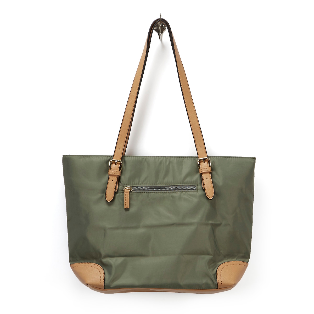 Lds khaki/camel large satchel