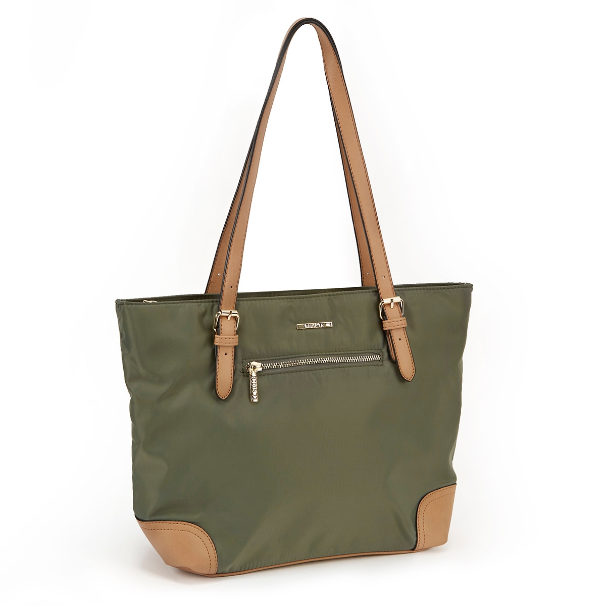 Lds khaki/camel large satchel
