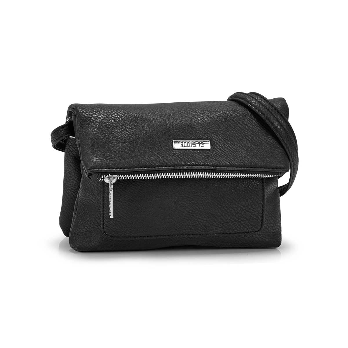 Women`s black EAST/WEST crossbody bag