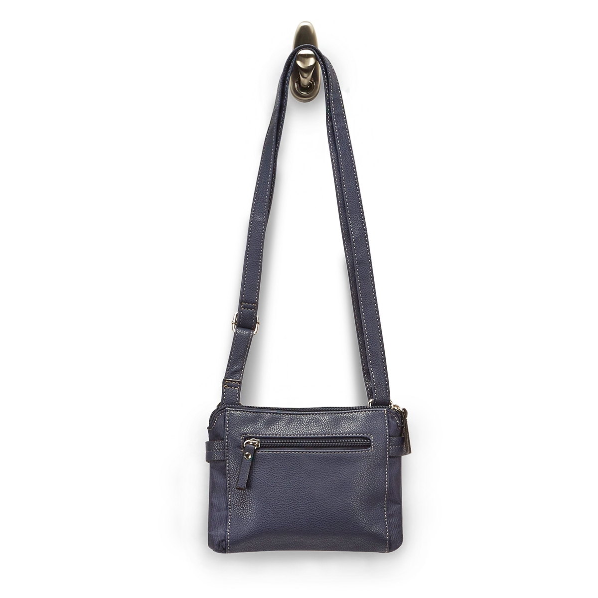 LdsRoots73 navy 2 compartment crossbody