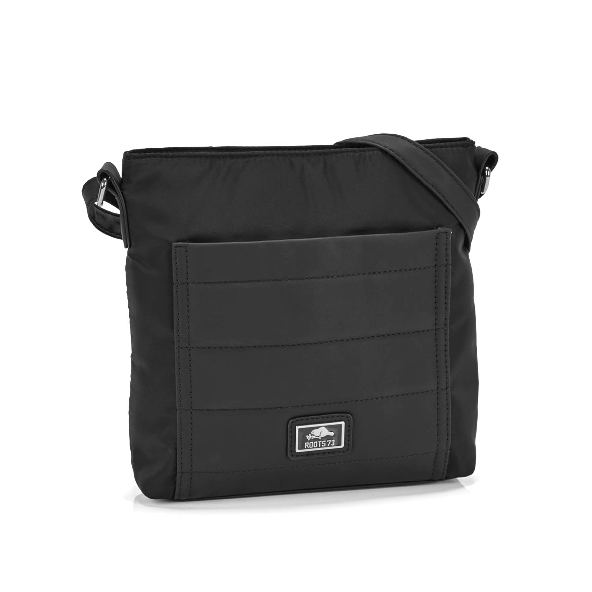 Women's R5092 black quilted crossbady bag