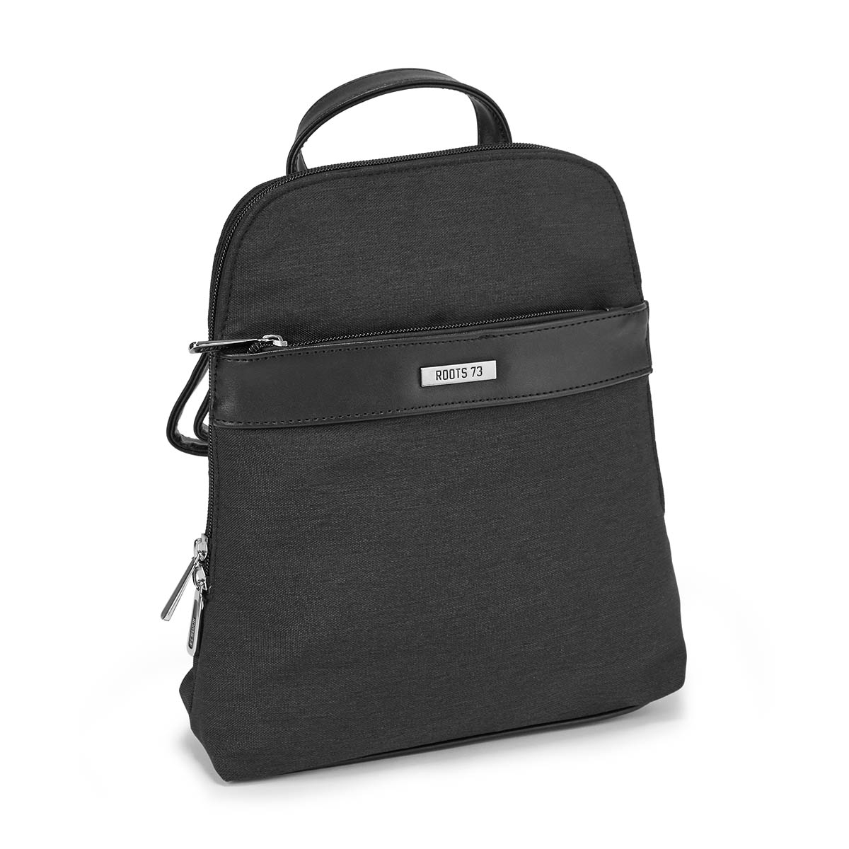 LdsRoots73 black center band backpack