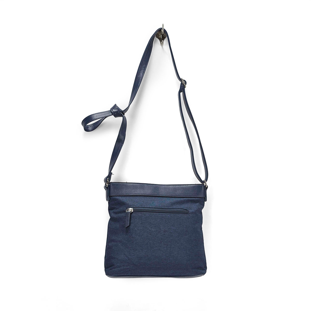 LdsRoots73 navy north south cross body