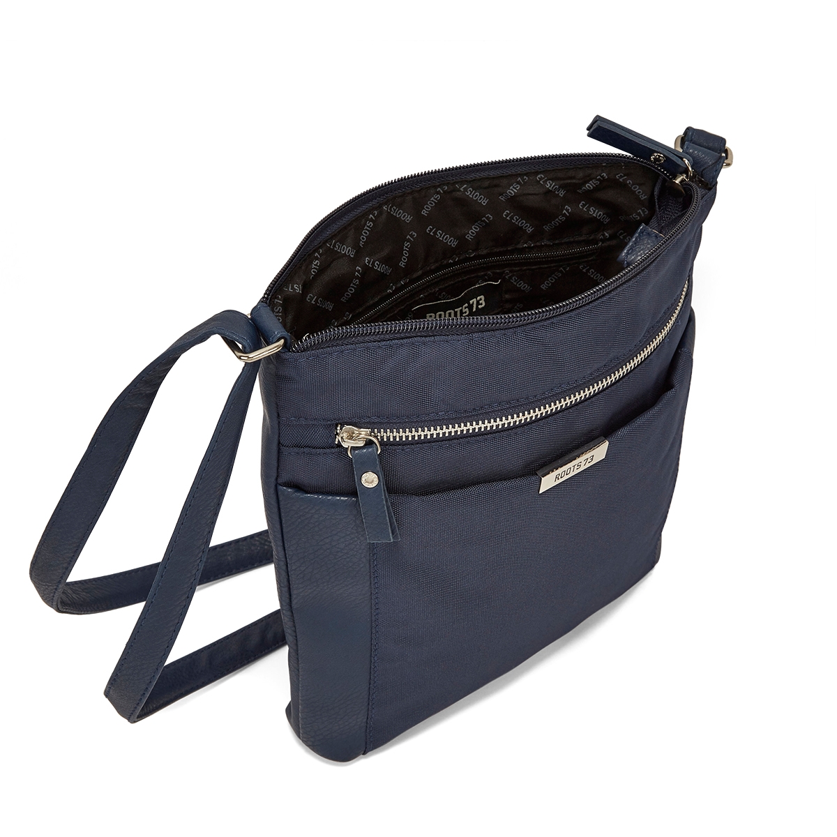 LdsRoots73 nvy north south crossbody bag