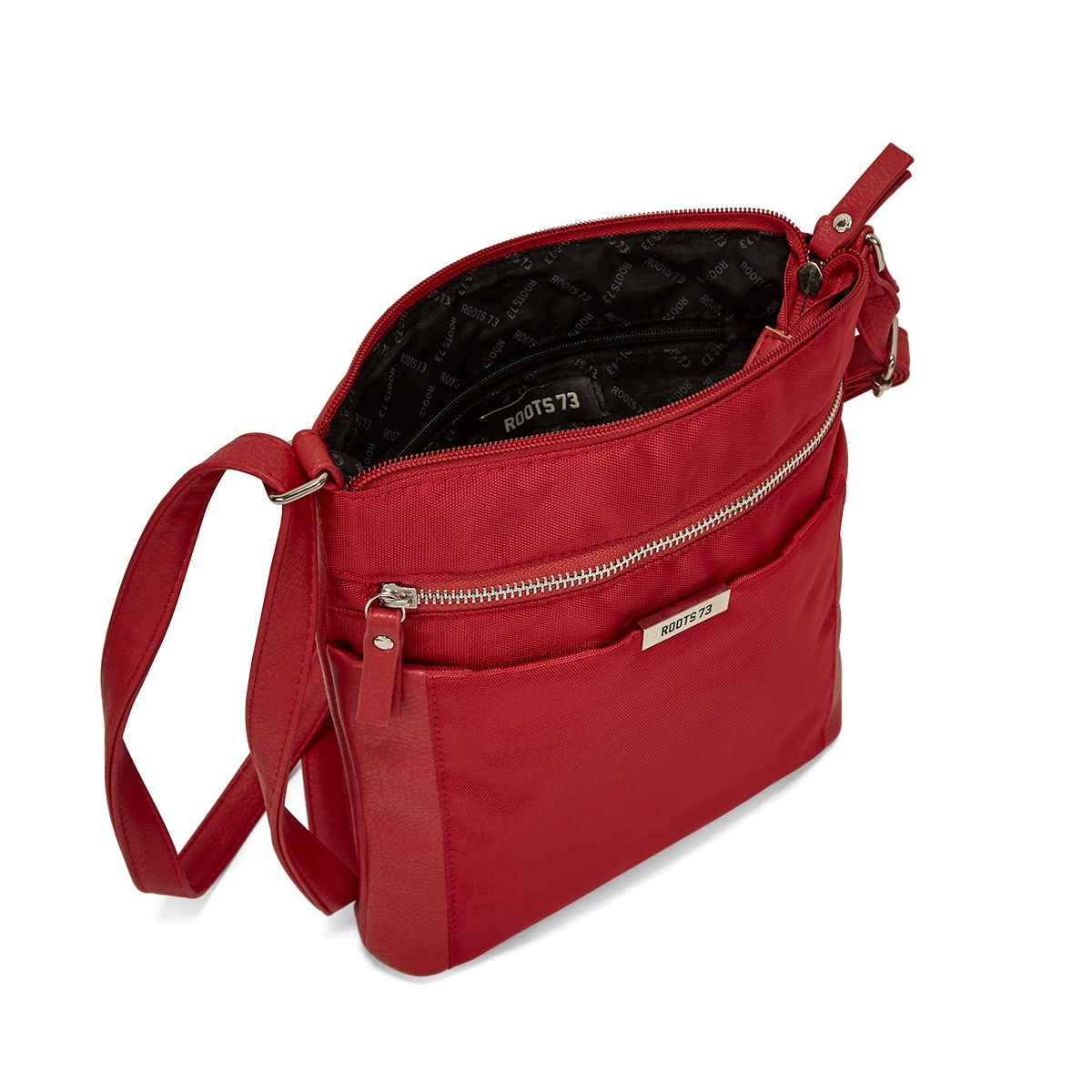 LdsRoots73 red north south crossbody bag