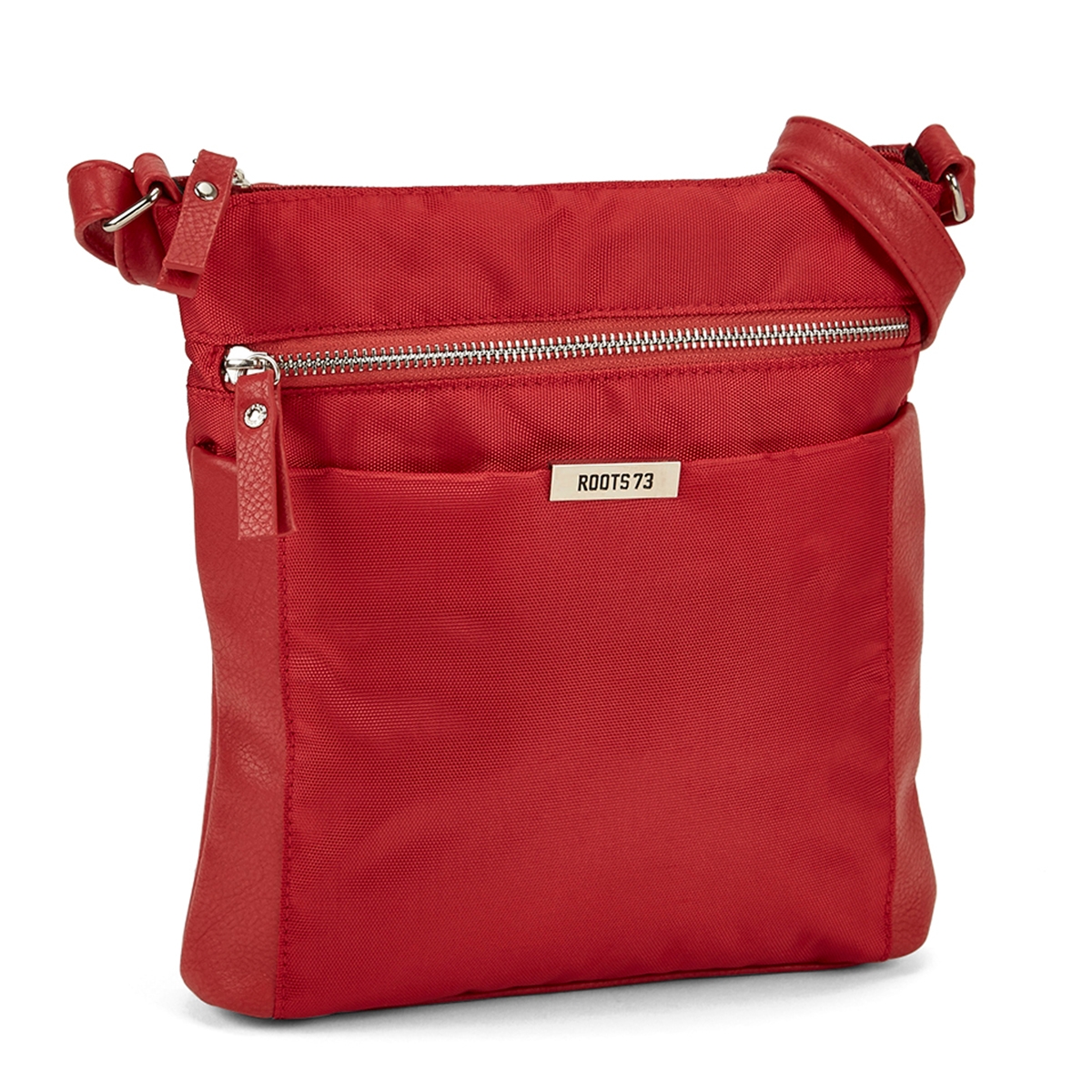 LdsRoots73 red north south crossbody bag