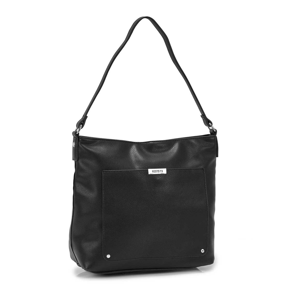 Women's R5182 black square hobo bag