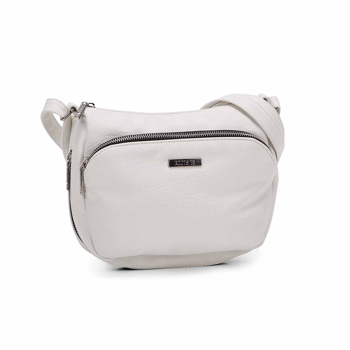 LdsRoots73 white round bottom crossbody