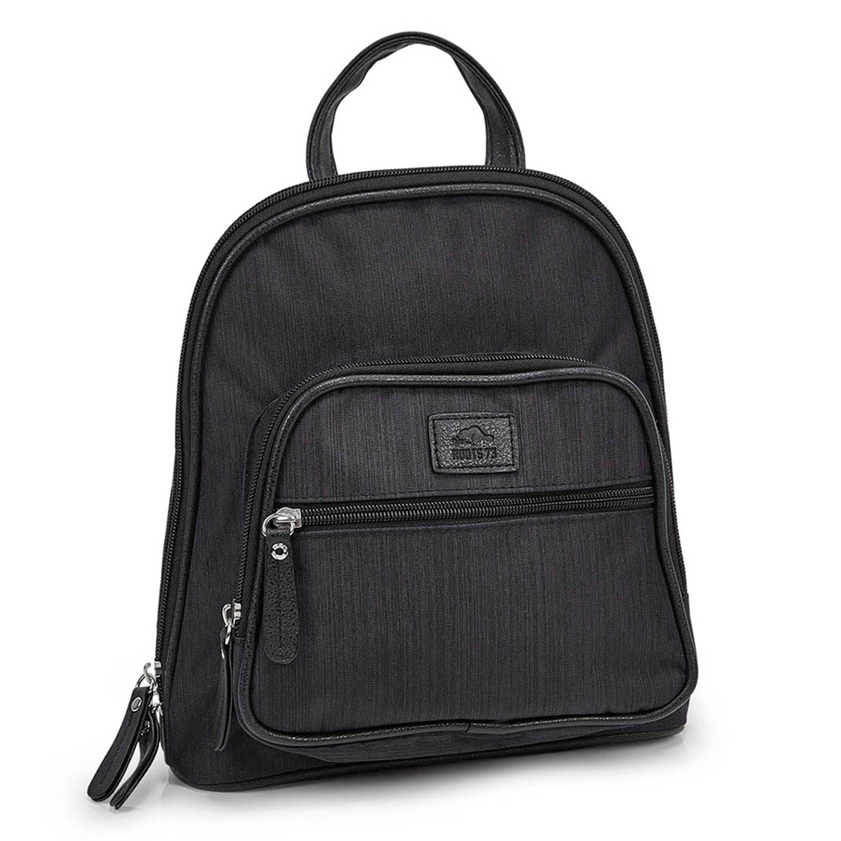 Women's R5241 black mini backpack bag