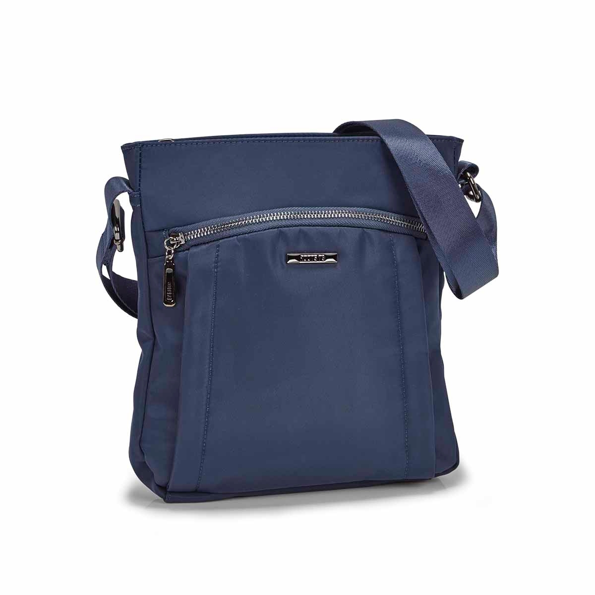 Lds Roots73 navy north/south cross body