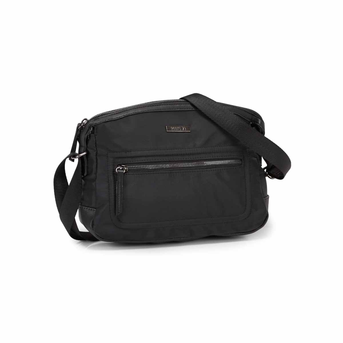 Lds Roots73 black curved top crossbody