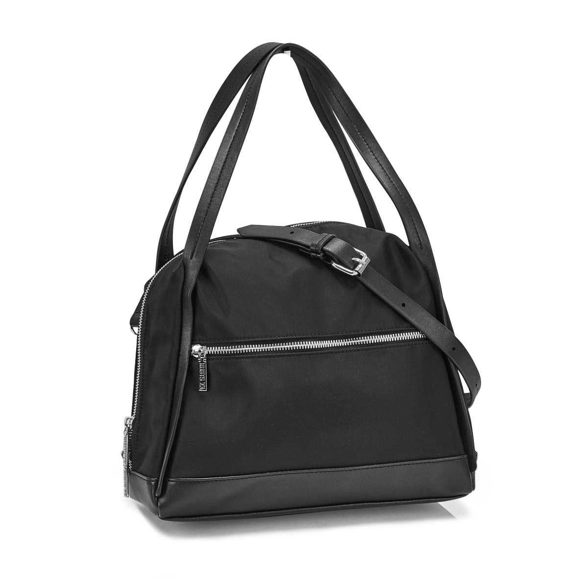Lds Roots73 black top zip satchel