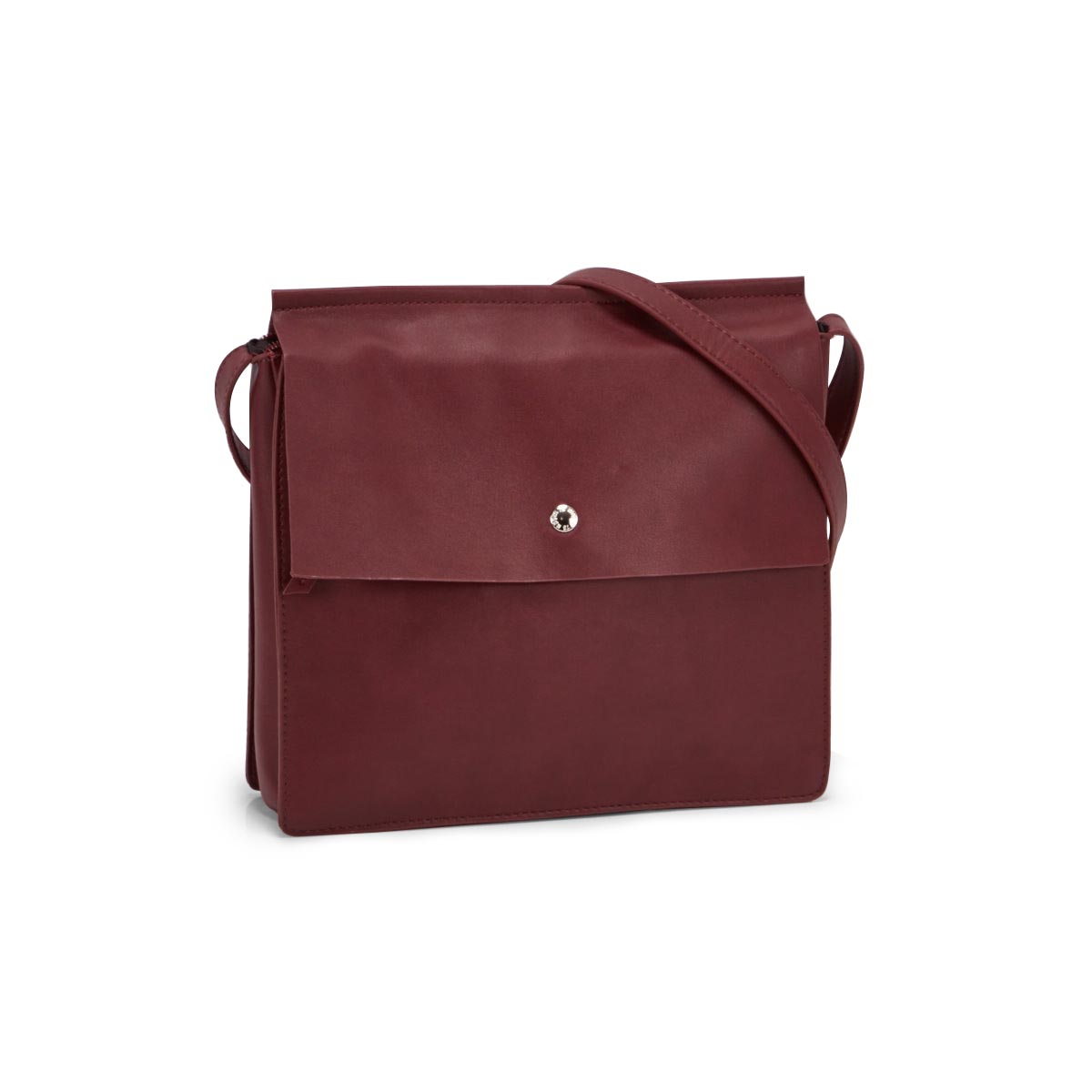 Lds Roots73 burgundy flapover crossbody