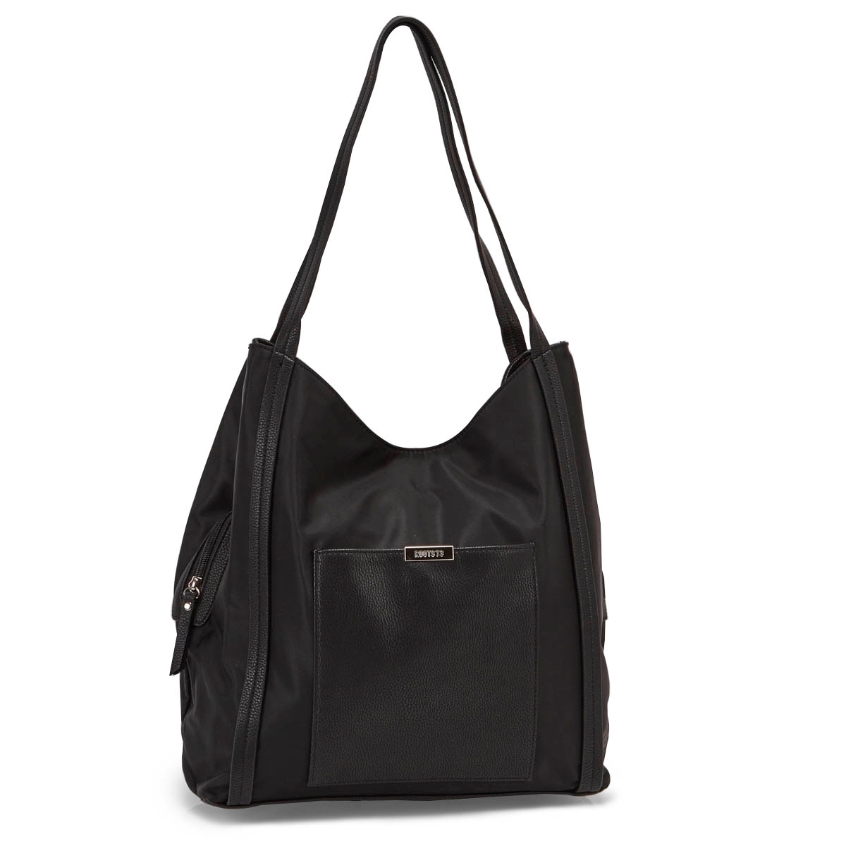Lds Roots73 black 3 compartment satchel