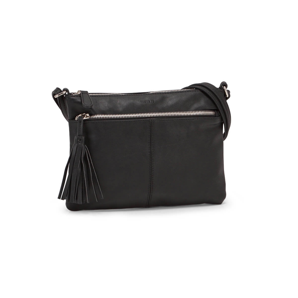 Lds Roots73 black tassel crossbody