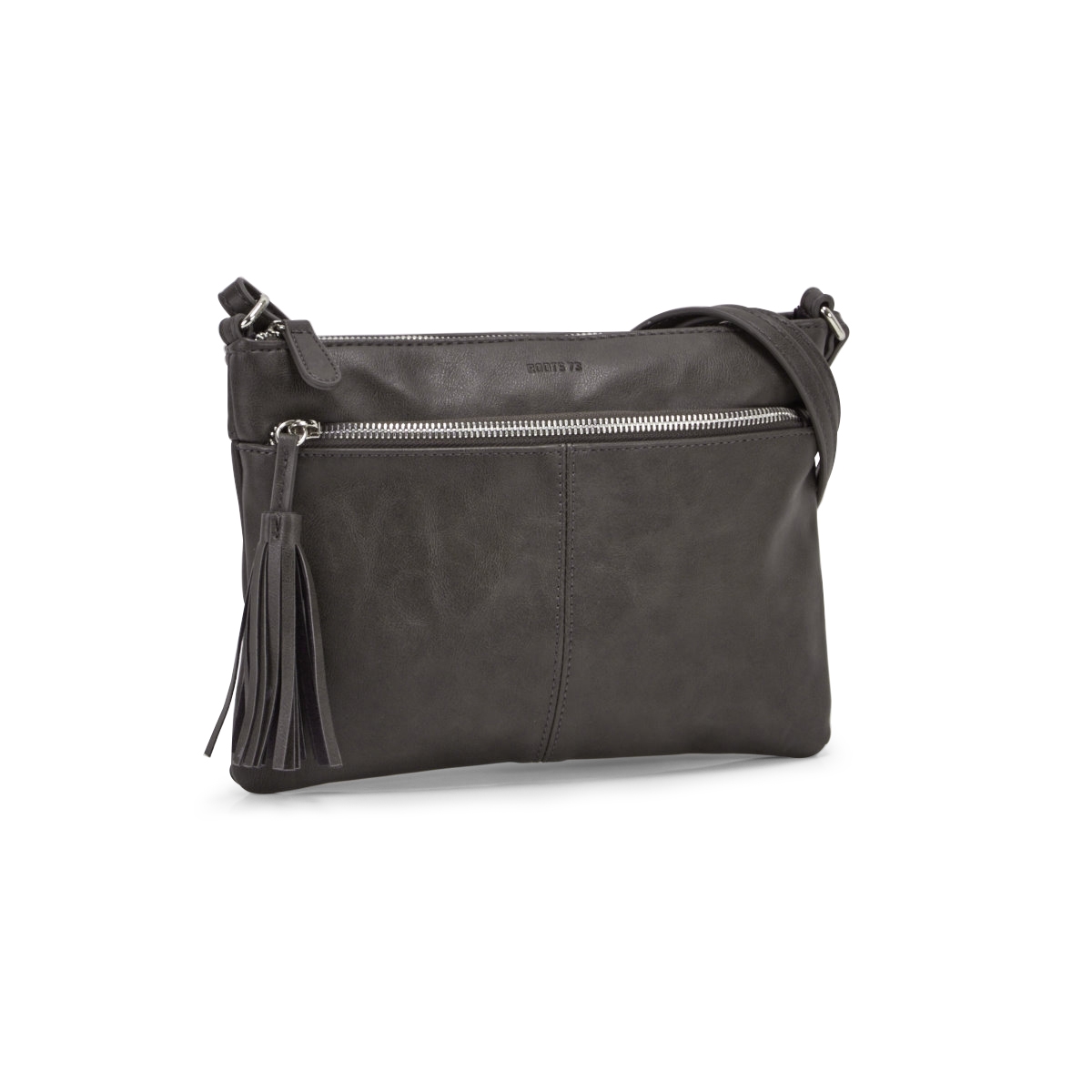 Lds Roots73 grey tassel crossbody