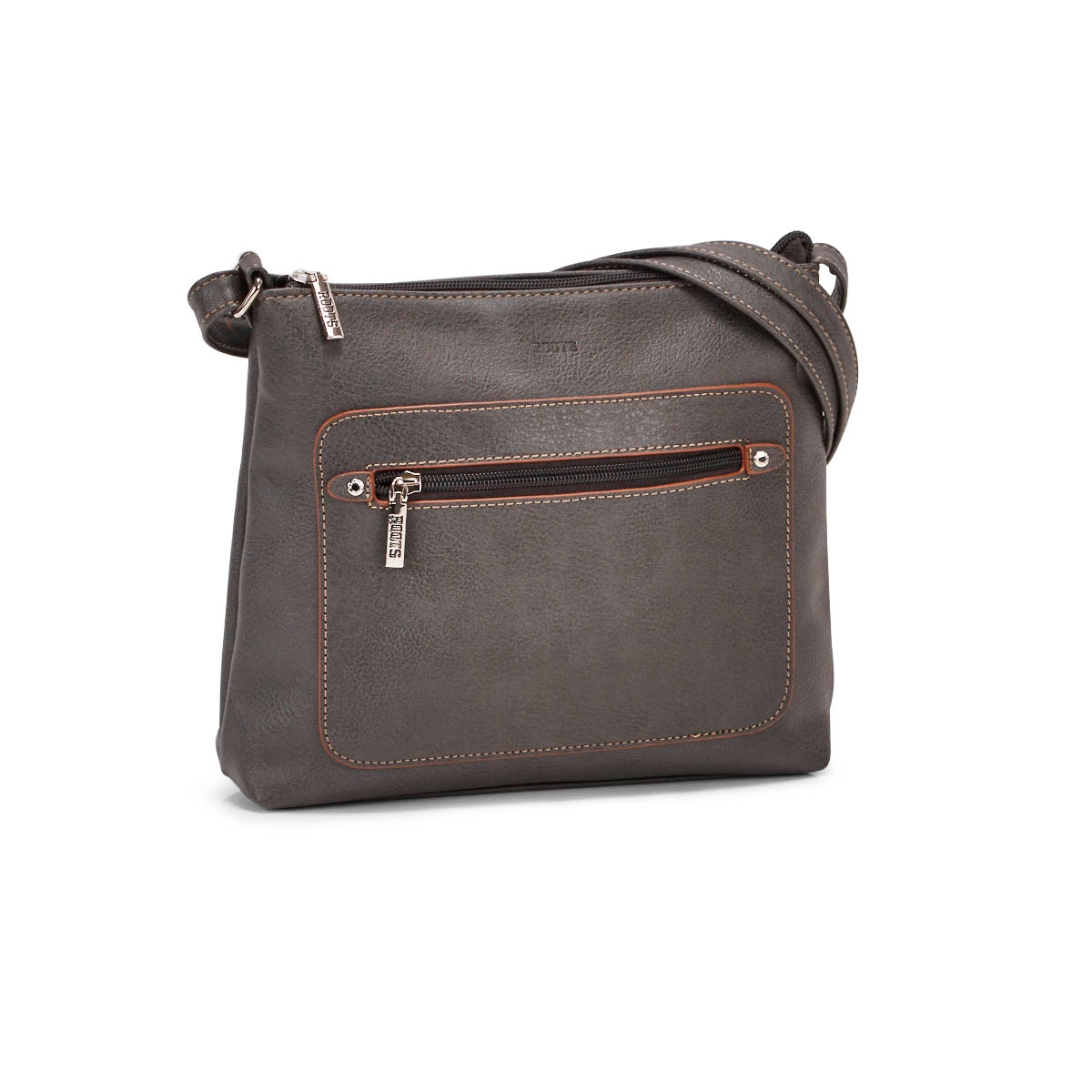 Sac à band.Roots73,bord.peinte.,gris,fem