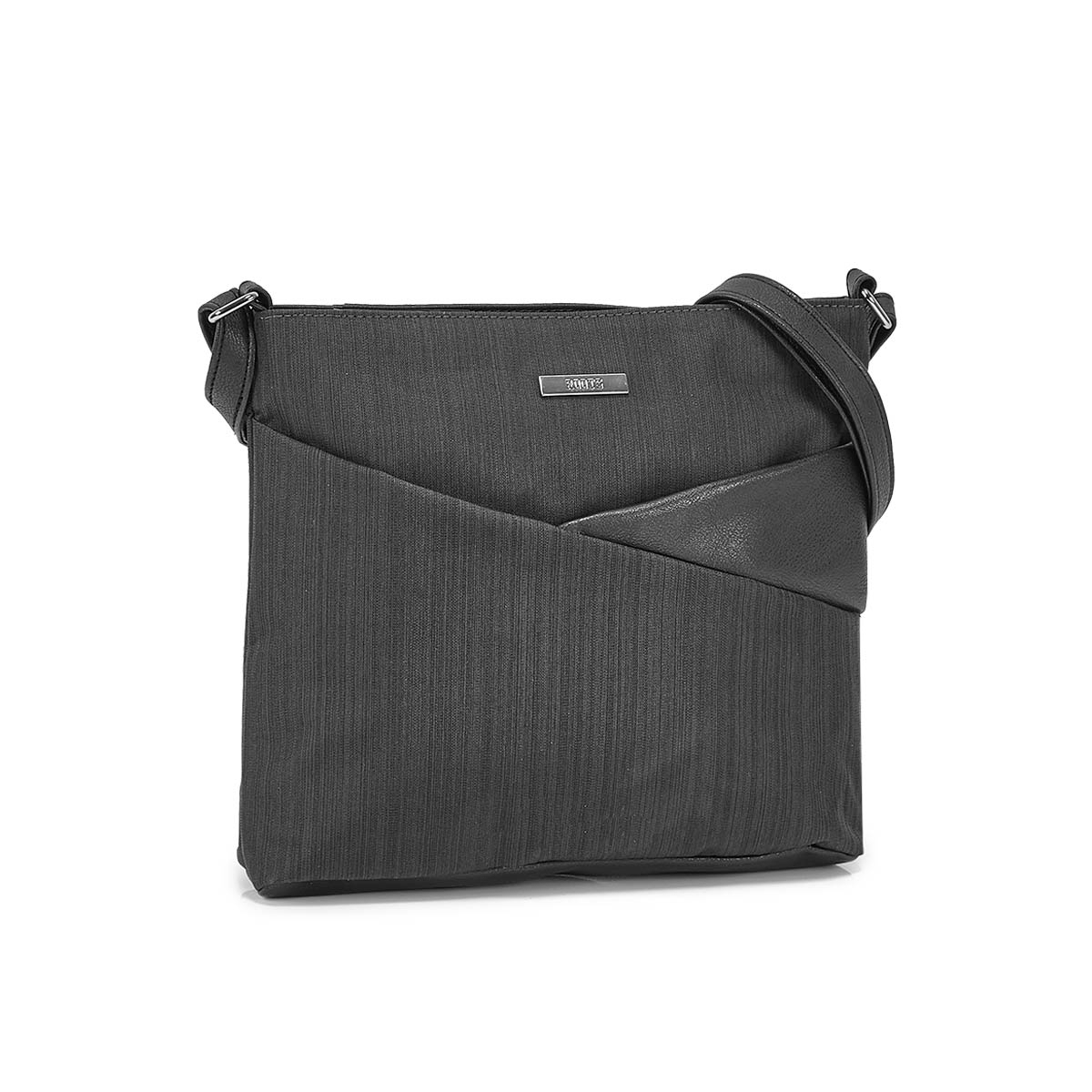 Lds Roots73 blk cross dye N/S crossbody