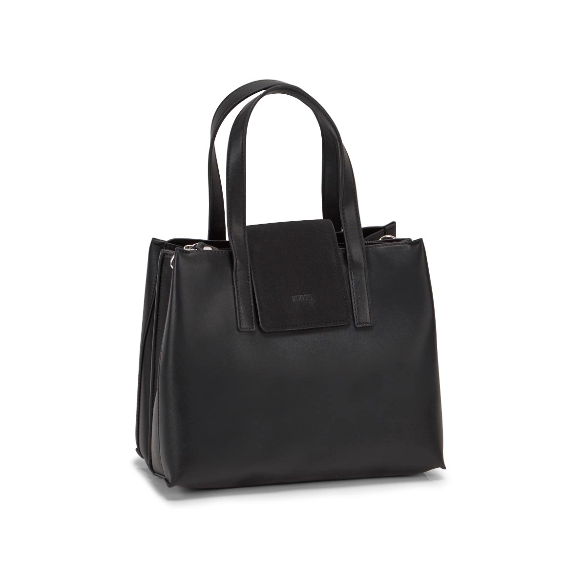 Lds Roots73 black flap cover satchel