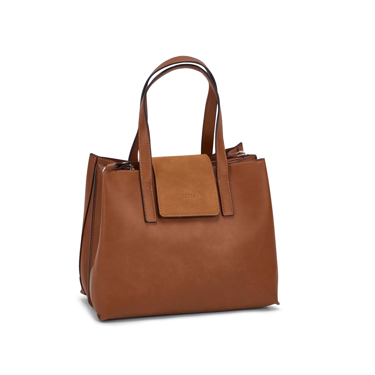 Lds Roots73 cognac flap cover satchel