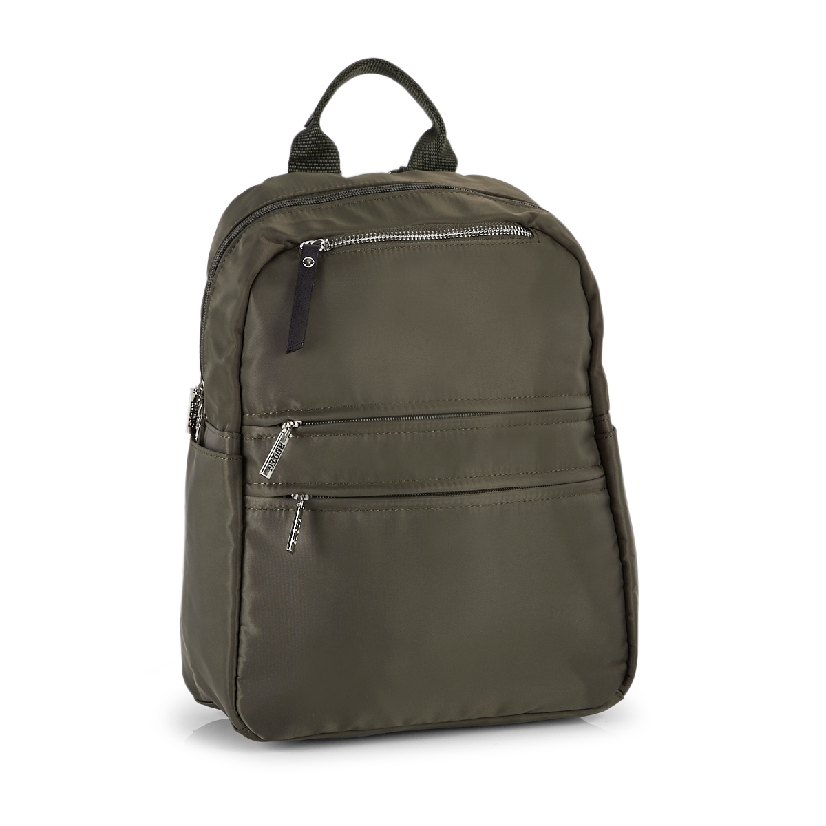 Lds Roots73 khaki multi-zip pocket bkpck