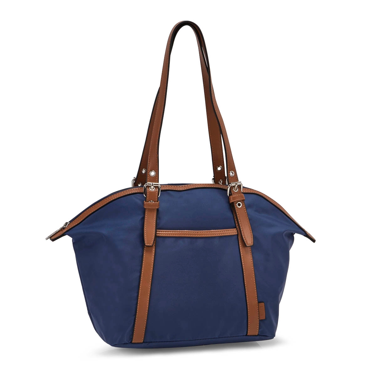 Lds Roots73 denim round top shoulder bag