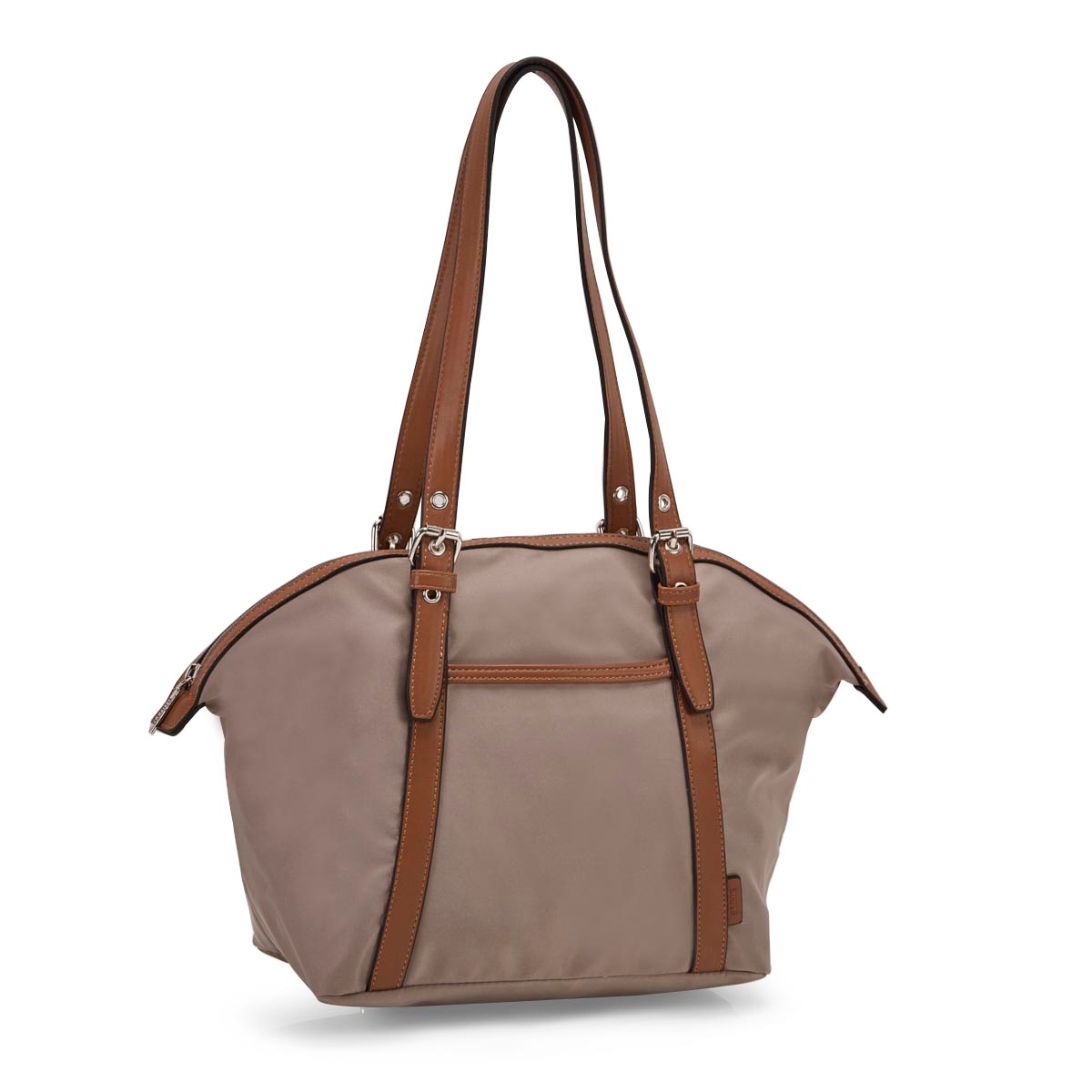 Lds Roots73 taupe round top shoulder bag