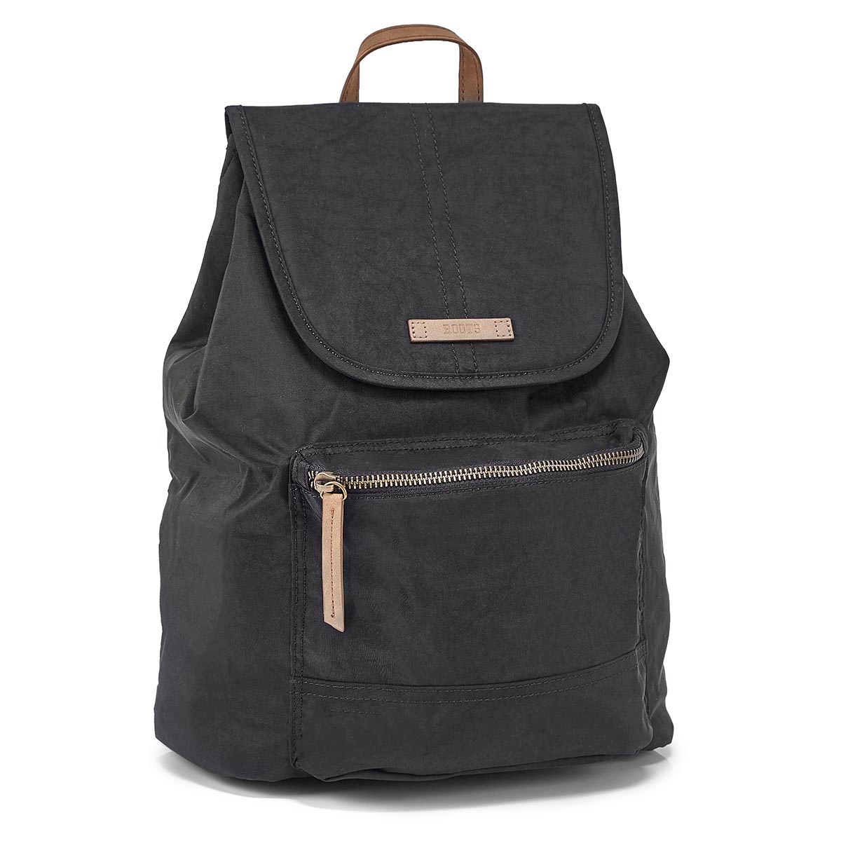 Lds Roots73 black flap backpack
