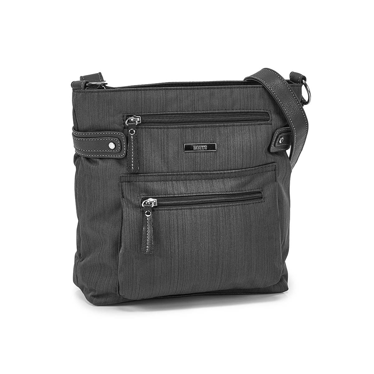 Lds Roots73 blk cross dye n/s crossbody