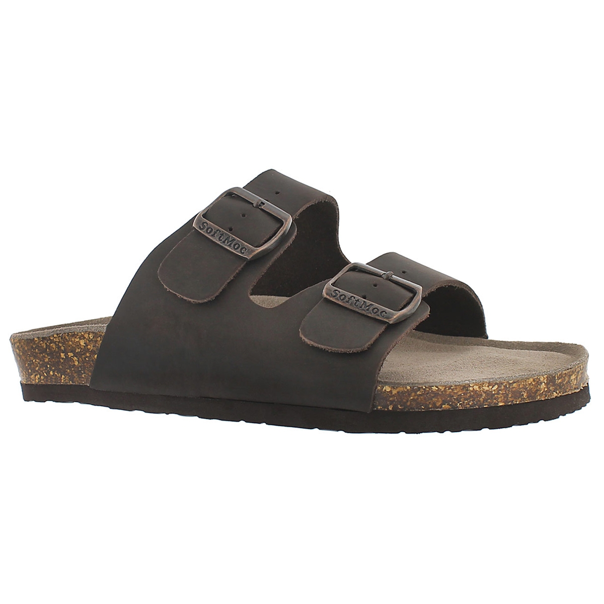 Mns Randy 3 crz brn memory slide sandal