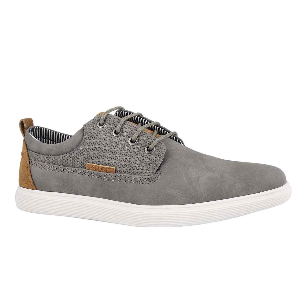 Men's RANGLE grey lace up casual oxfords