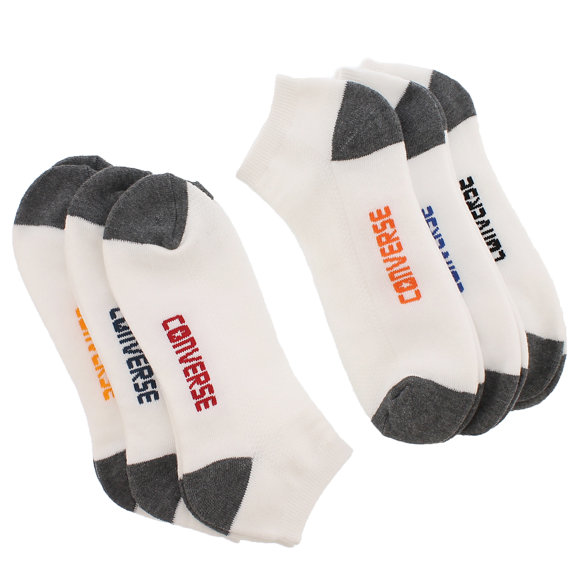 Mns Lo Cut white sock 6 pk