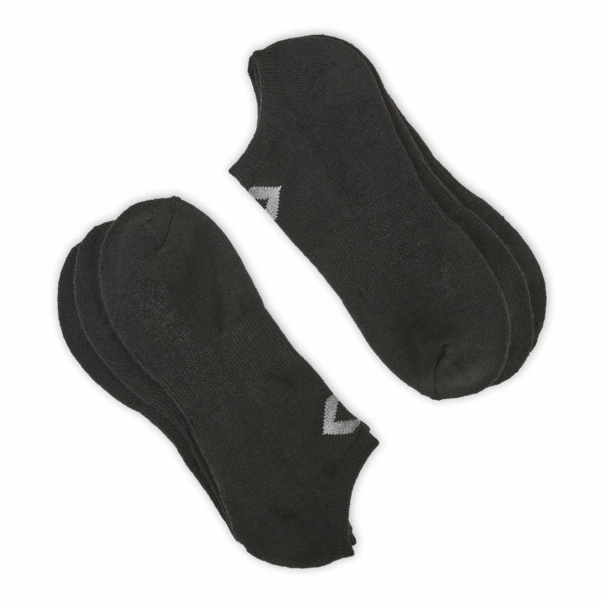 Mns Converse bk/gy no show sock 3 pk