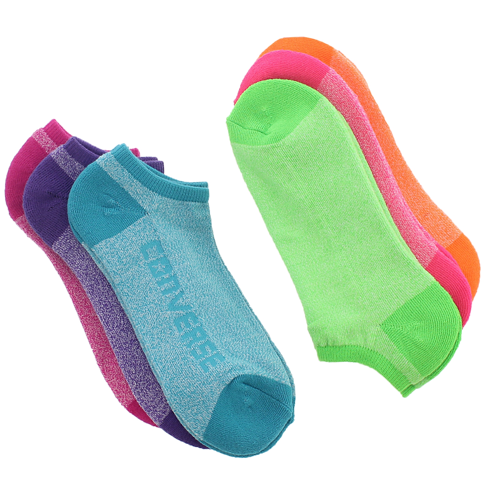 Lds Converse multi no show sock 6 pk