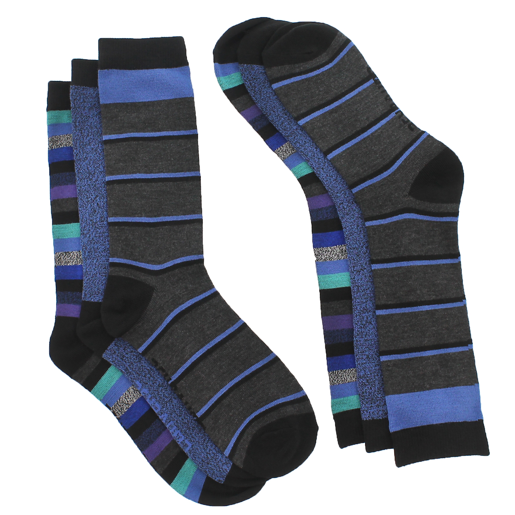 Lds Converse blk offair striped sock
