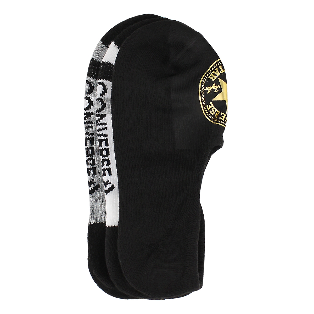 Lds Patch No Show blk sock 3 pk