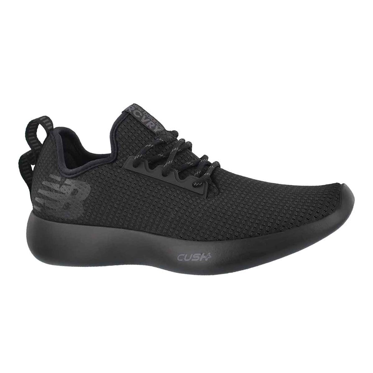 Men's RECOVERY black/black lace up sneakers
