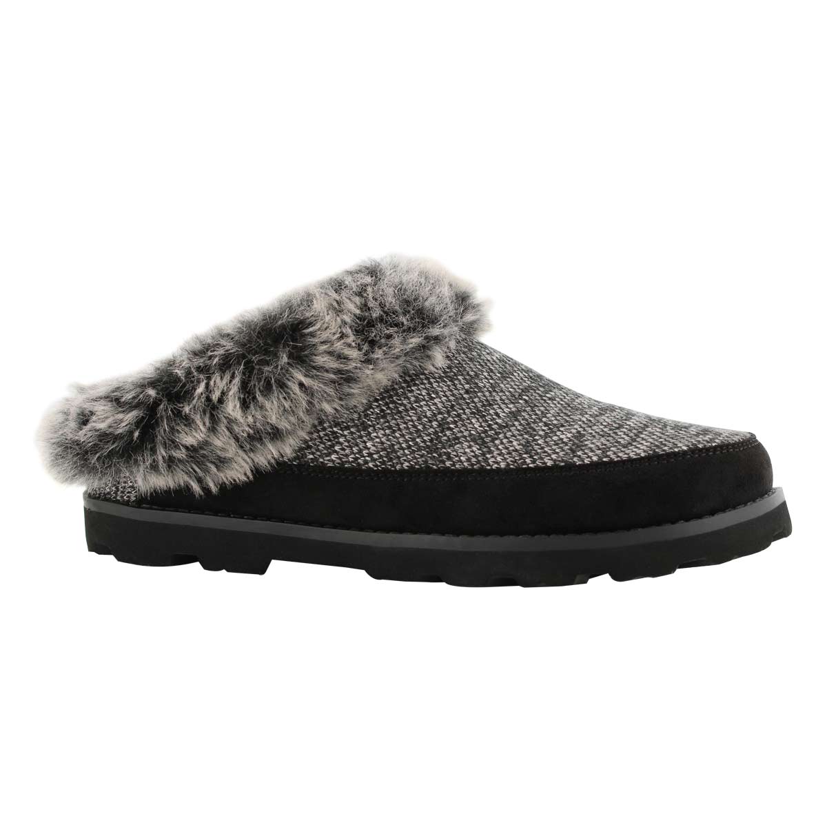 Lds Reagan black open back slipper
