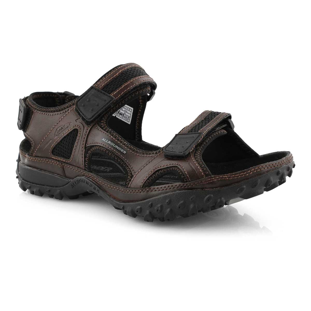 Mns Regent brn crazy horse sport sandal