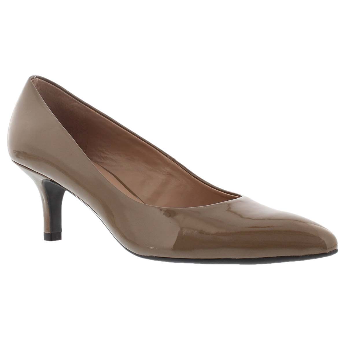 Lds Rema mohair patent dress heel