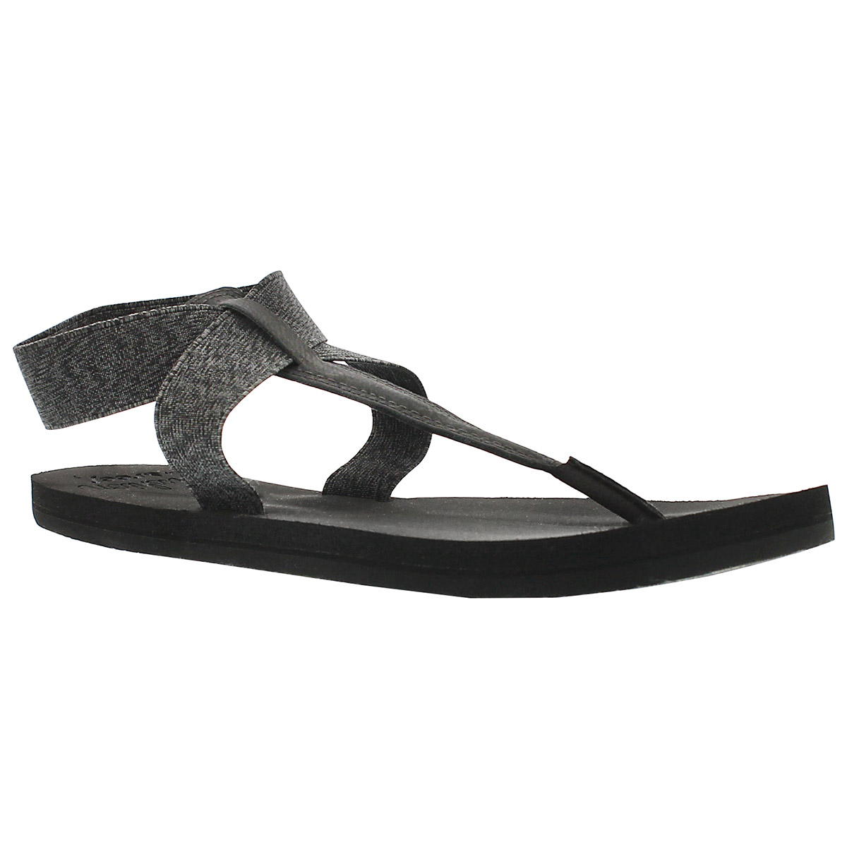Lds Cushion Moon black thong sandal
