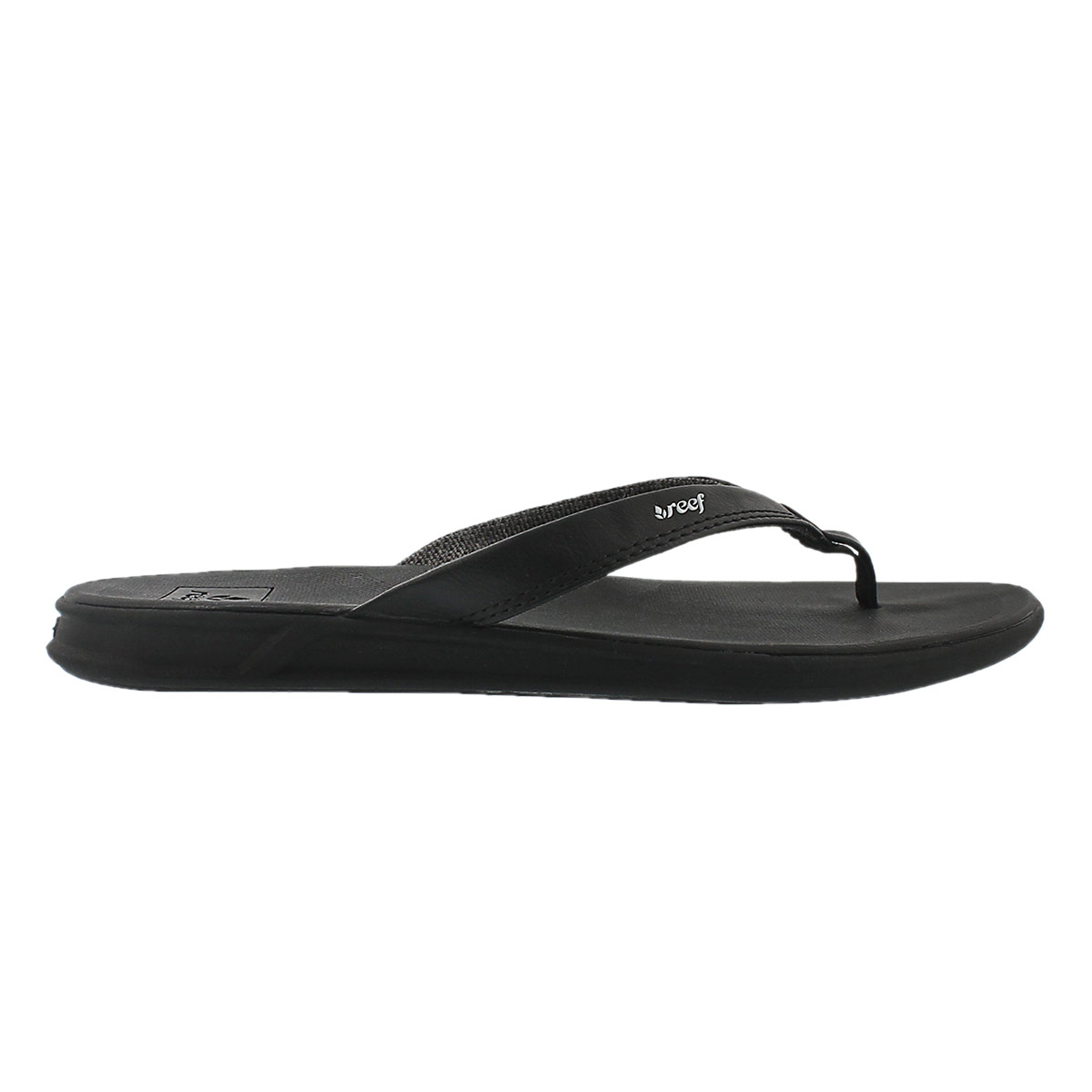 Lds Reef Rover Catch black thong sandal