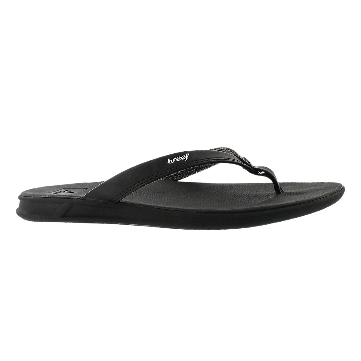 Women's REEF ROVER CATCH black thong sandals