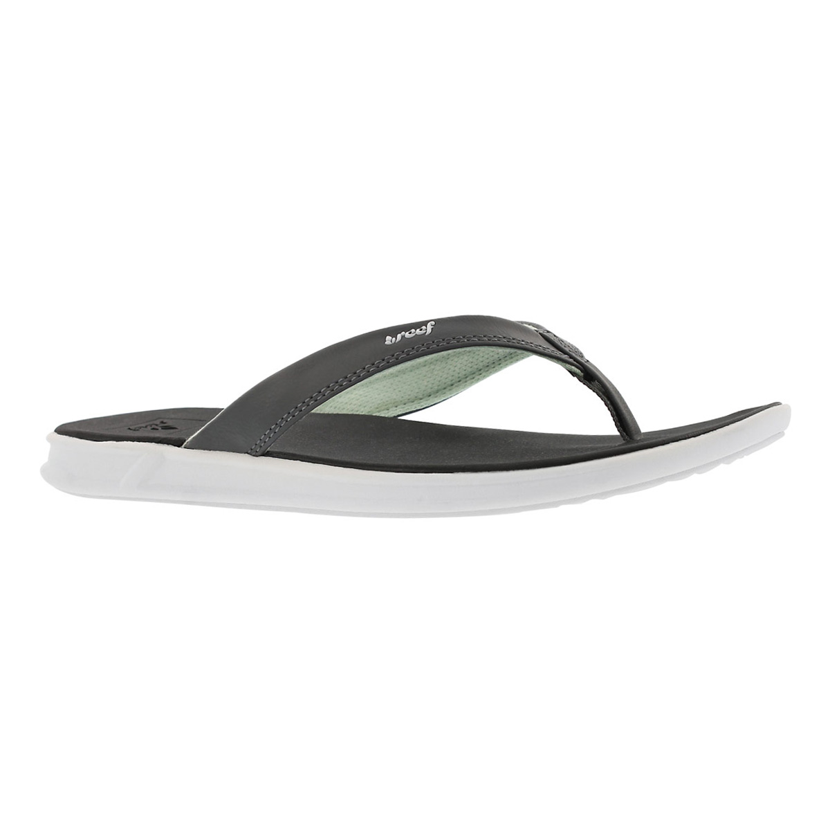 Lds Reef Rover Catch bk/mnt thong sandal