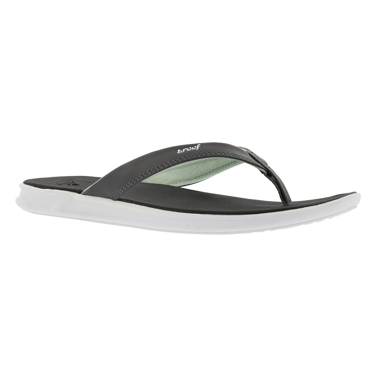 Women's REEF ROVER CATCH bk/mint thong sandals