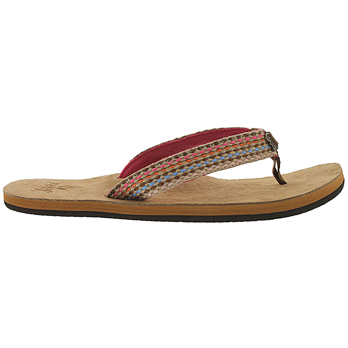 Lds Reef Gypsy Love pink thong sandal
