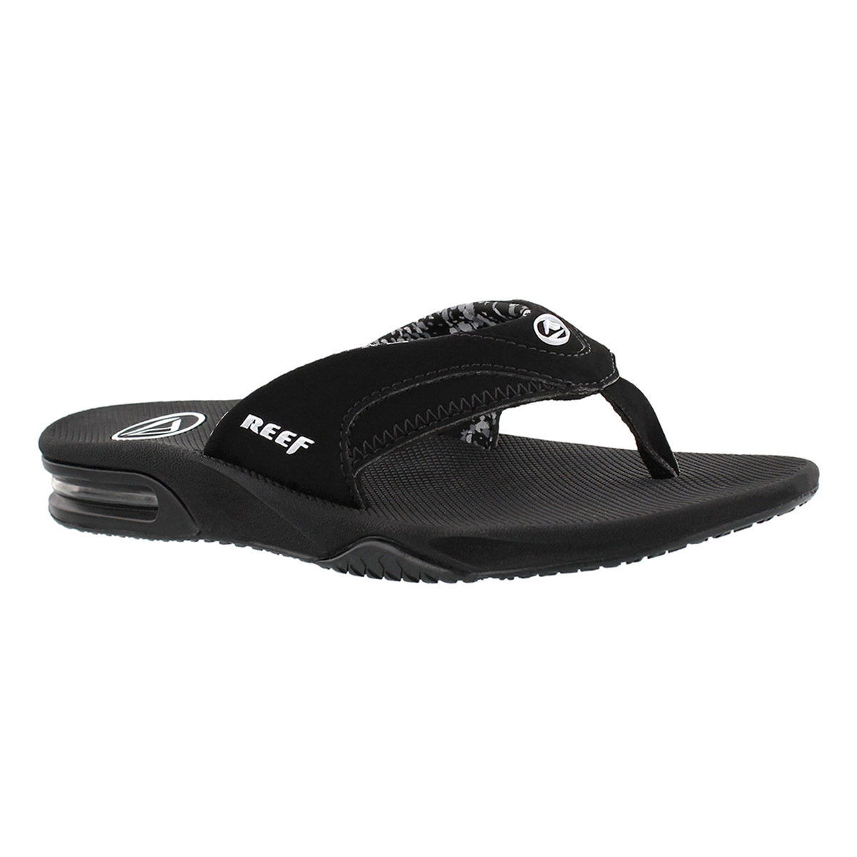 Women's FANNING black thong sandals