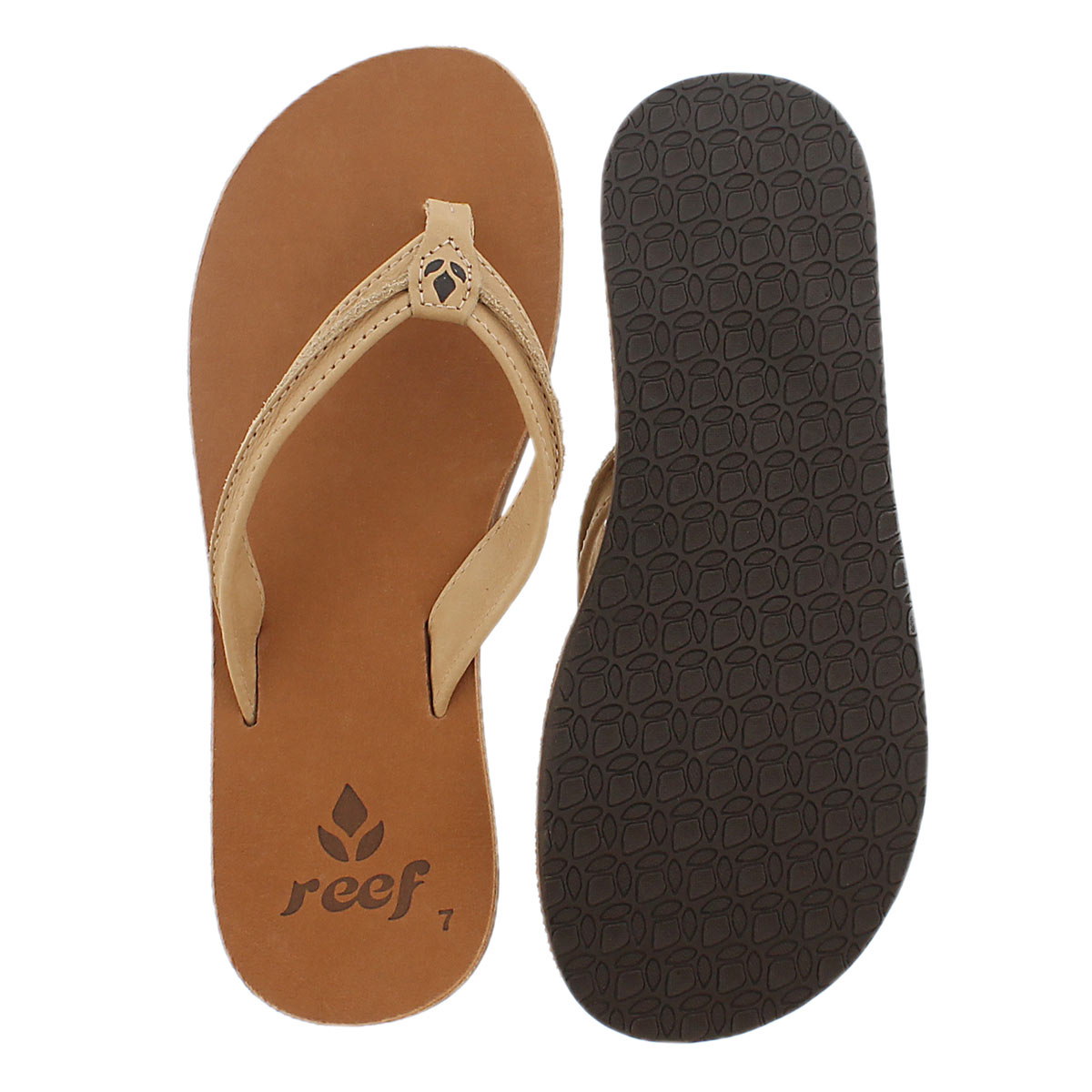 Lds Swing 2 tan/brown thong sandal