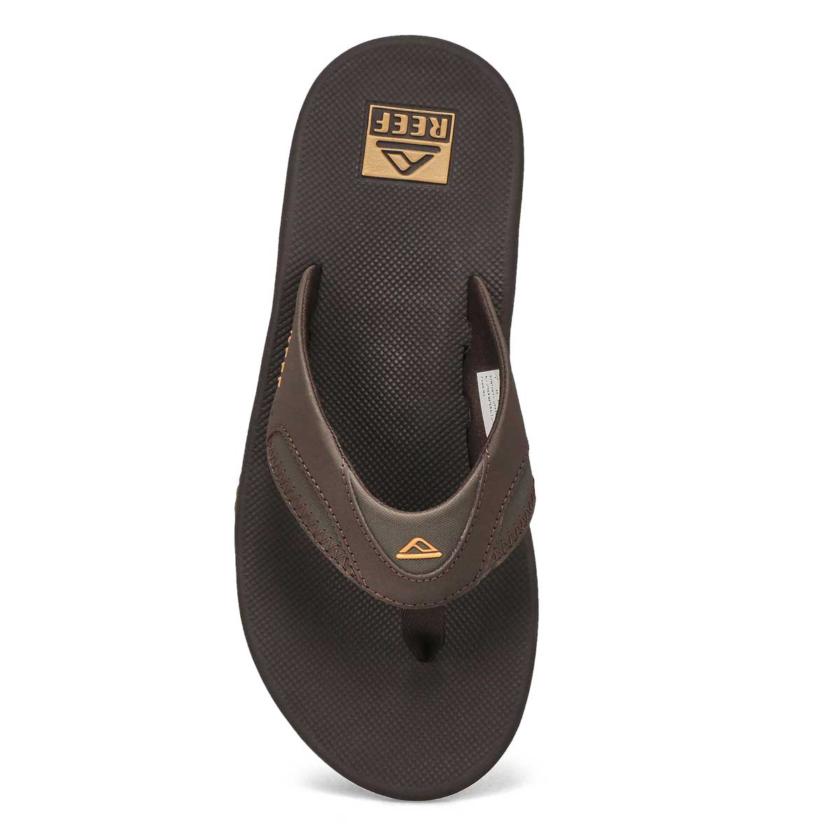 Mns Fanning brown/gum thong sandal