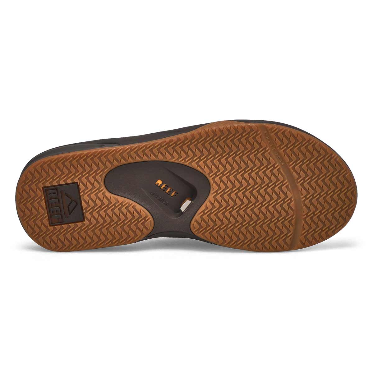 Mns Fanning brown/gum thong sandal